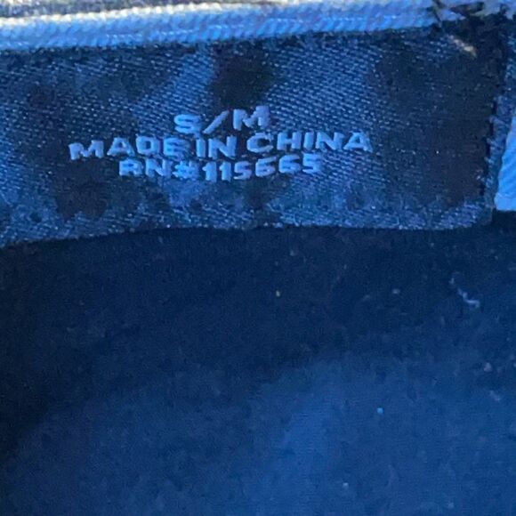 Dark and Light Gray Striped Newsboy Hat with Skull and Wings - Picture 5 of 7